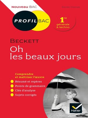 cover image of Profil--Beckett, Oh les beaux jours